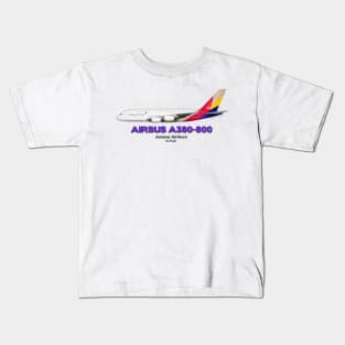 Airbus A380-800 - Asiana Airlines Kids T-Shirt